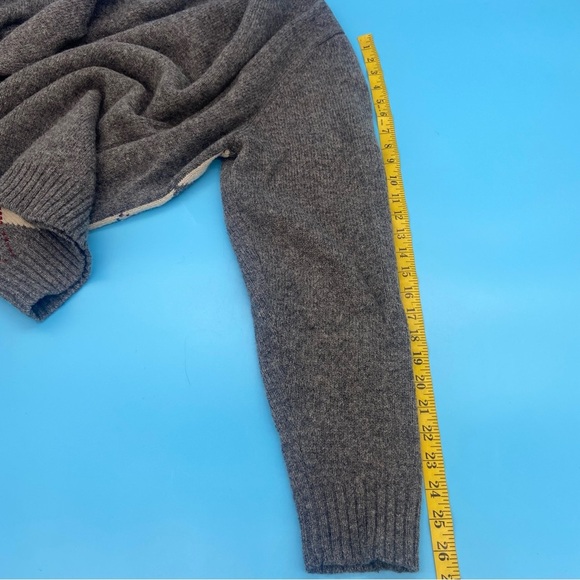 L.L. Bean Gray Argyle Men's Sweater Size Large - Picture 7 of 8